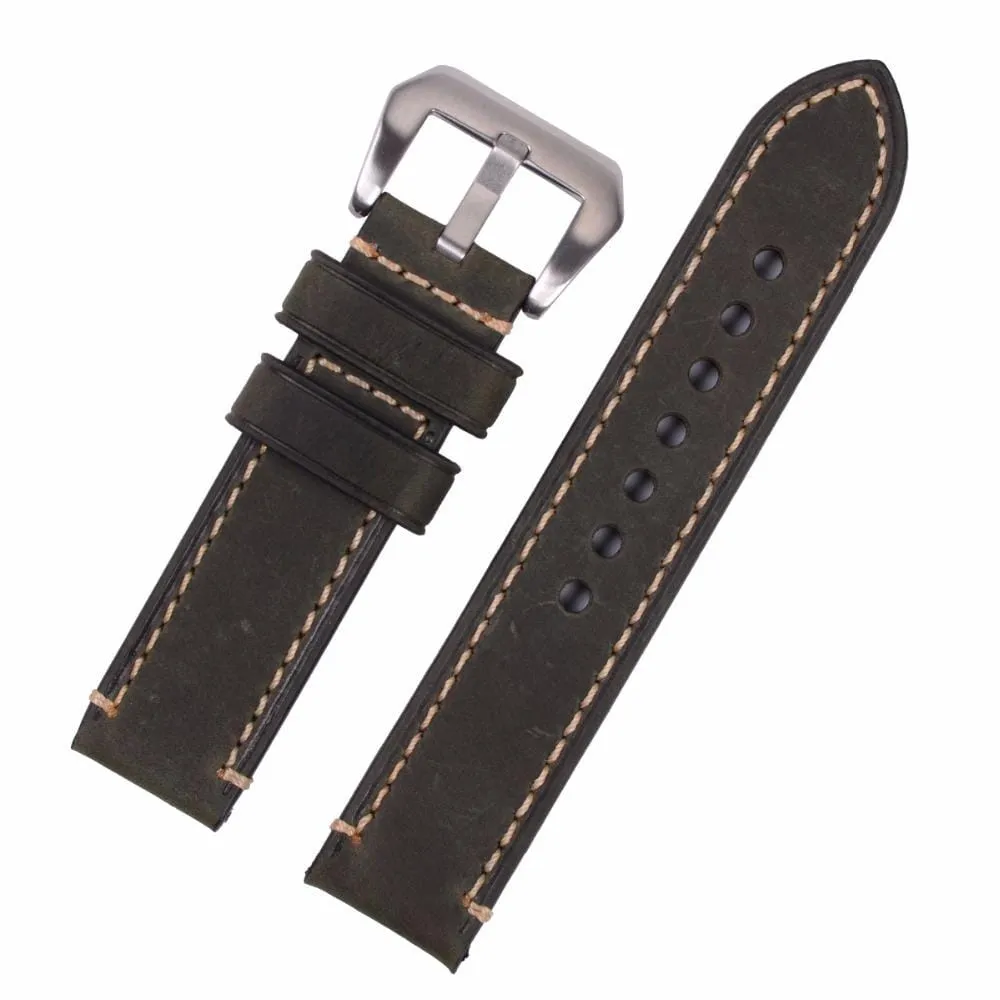 Retro Leather Straps Compatible with the Huawei Watch GT 5 Pro 46mm