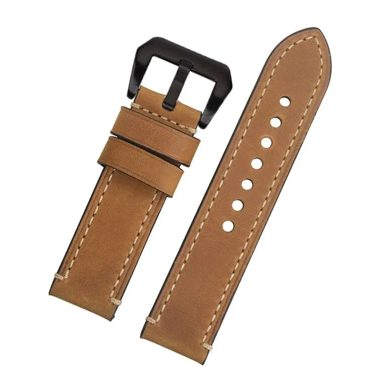 Retro Leather Straps Compatible with the Lotus 22mm Range