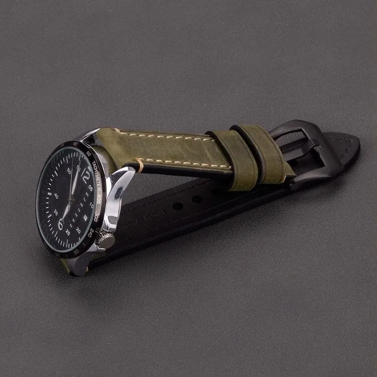 Retro Leather Straps Compatible with the Lotus 22mm Range