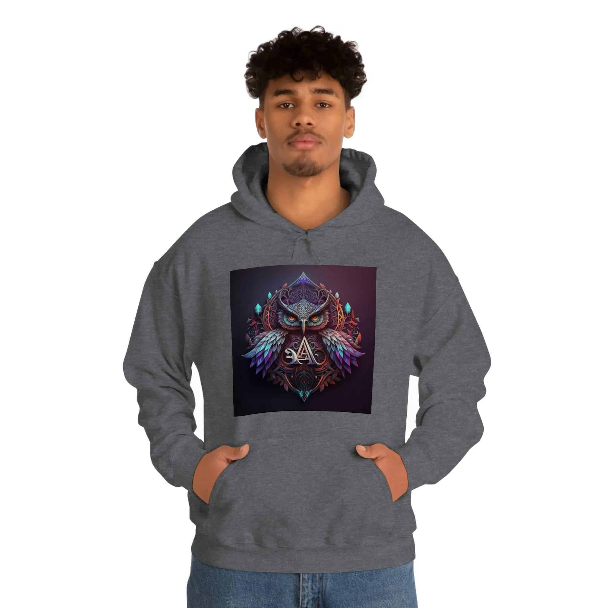 Sacred Owl Hooded Sweatshirt.