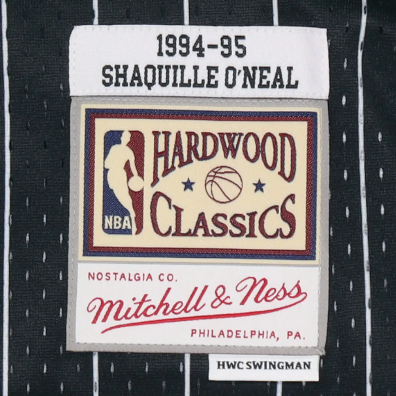 Shaquille O'Neal 1994-1995 Orlando Magic Alternate Mitchell & Ness Swingman Jersey - Black