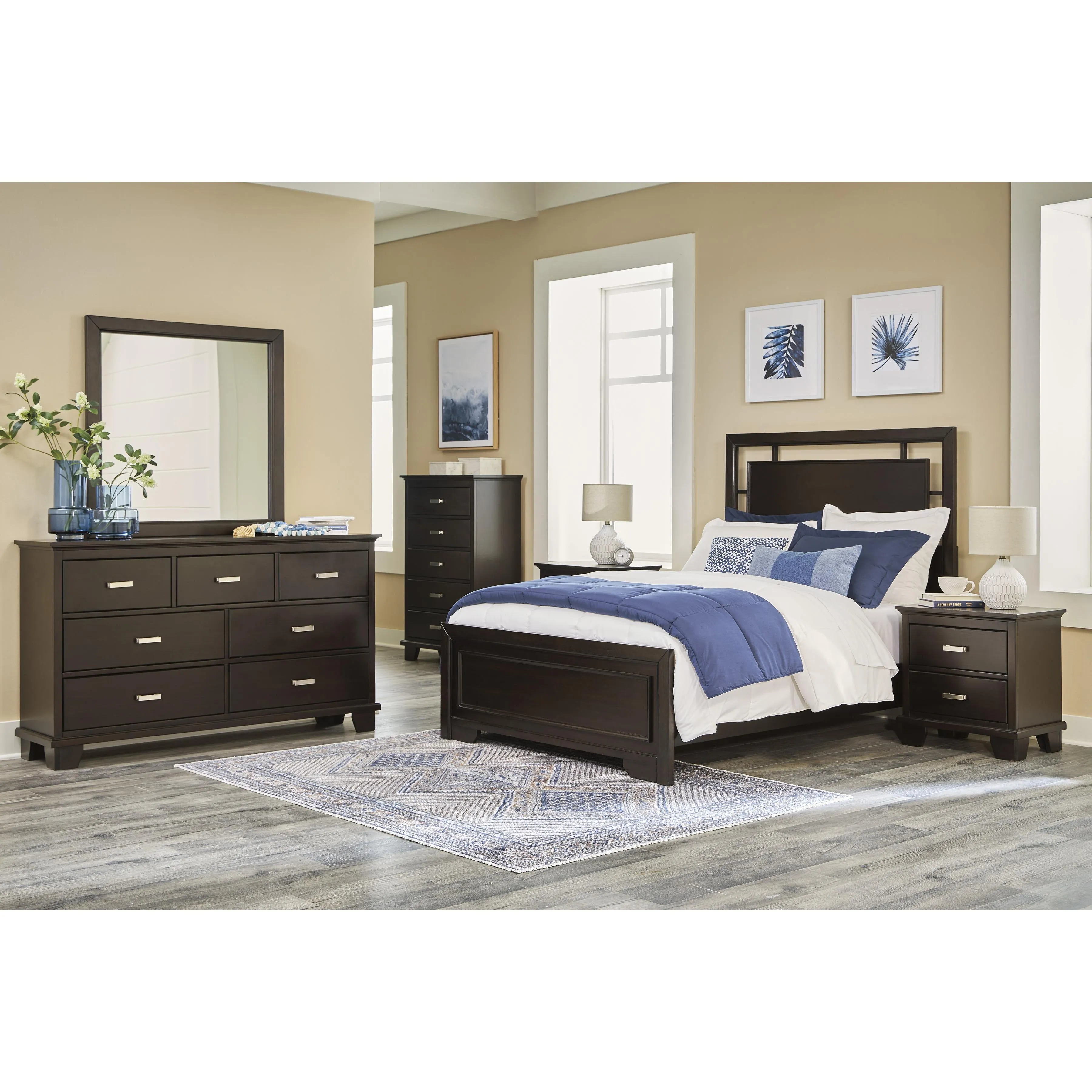 Signature Design by Ashley Covetown 7-Drawer Dresser with Mirror B441-31/B441-36