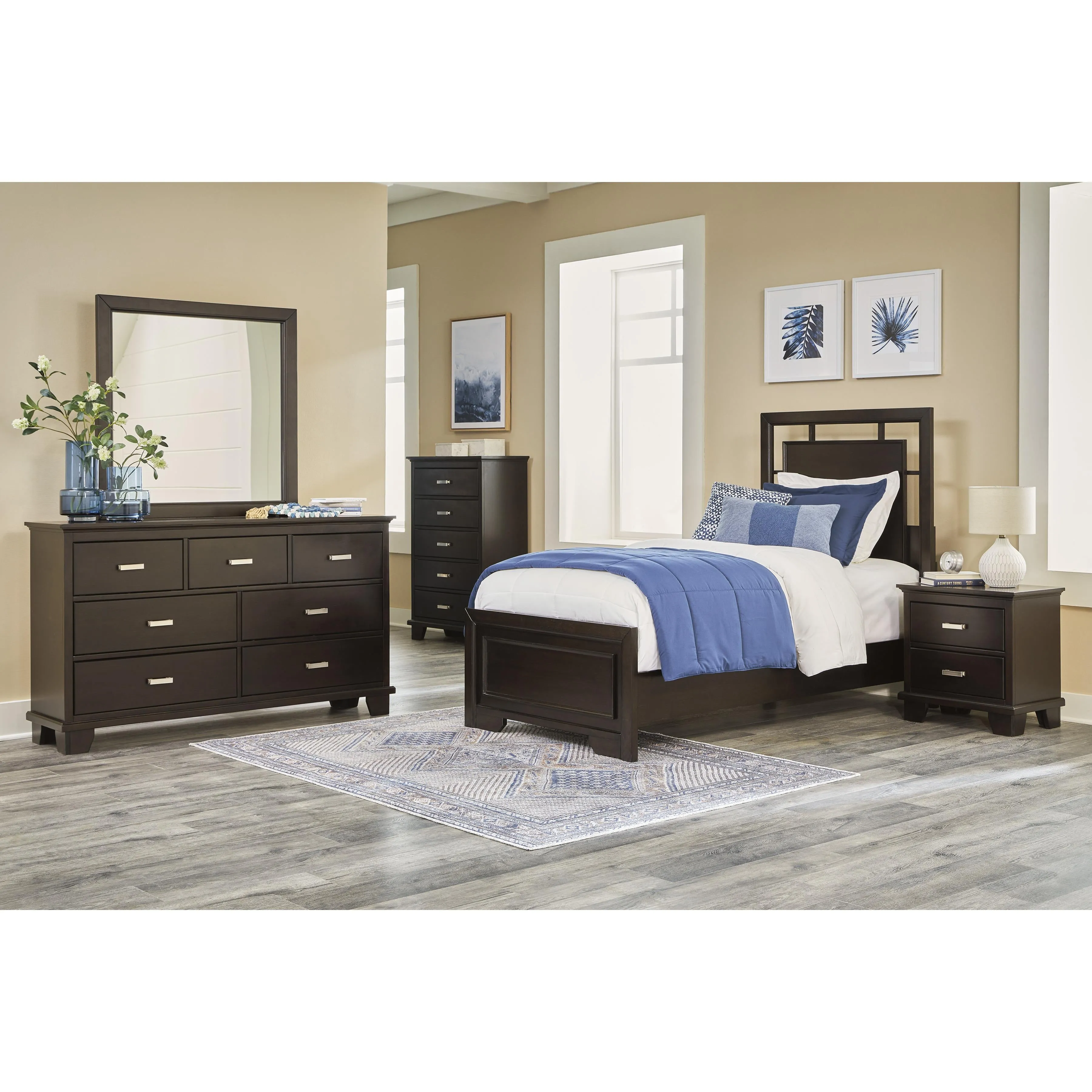 Signature Design by Ashley Covetown 7-Drawer Dresser with Mirror B441-31/B441-36