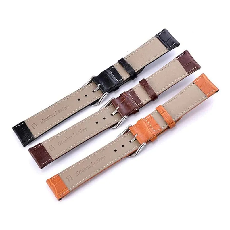 Snakeskin Leather Watch Straps Compatible with the Fitbit Charge 4