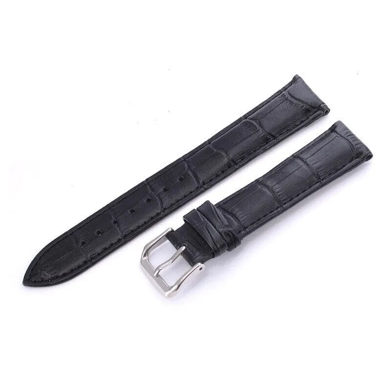 Snakeskin Leather Watch Straps Compatible with the Garmin Forerunner 645