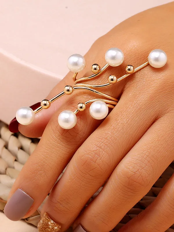 Stylish Selection Adjustable Geometric Rings Accessories