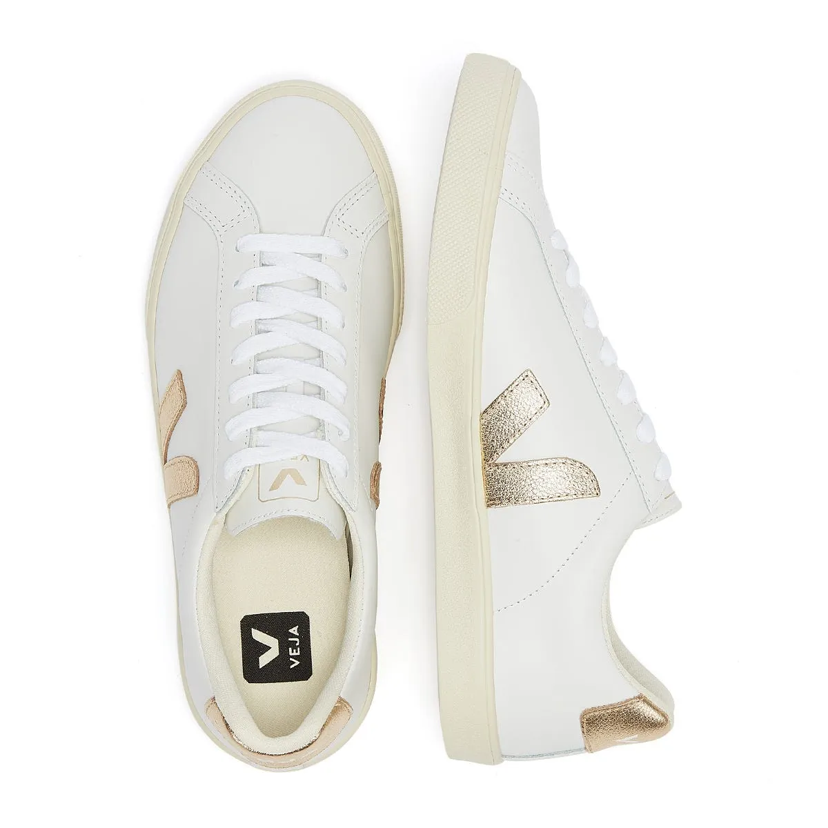 Veja Esplar Womens White / Platine Trainers