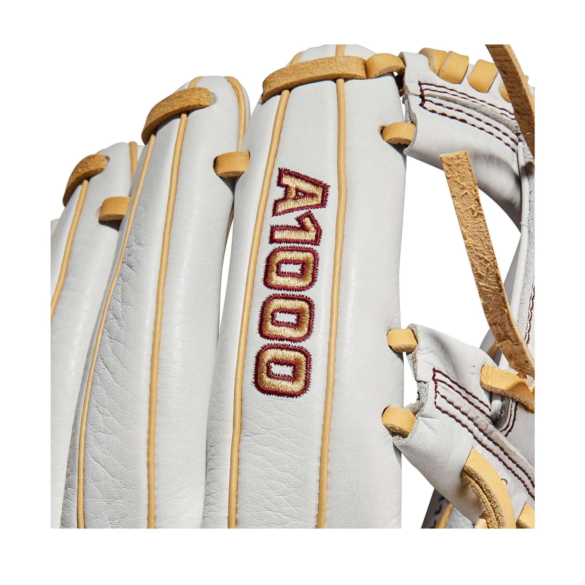 Wilson A1000  Fastpitch H1175 11.75 White/White/Blonde & Seminole Red