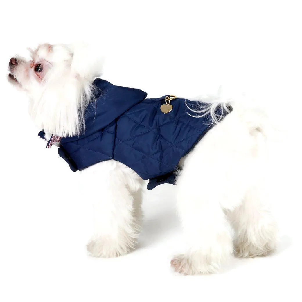 Winter Dog Coat Navy Blue