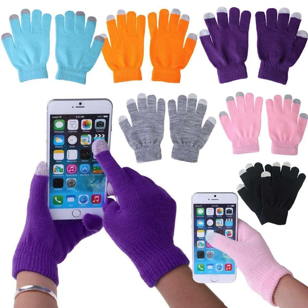 Winter Touchscreen Warm Capacitive Knit Gloves