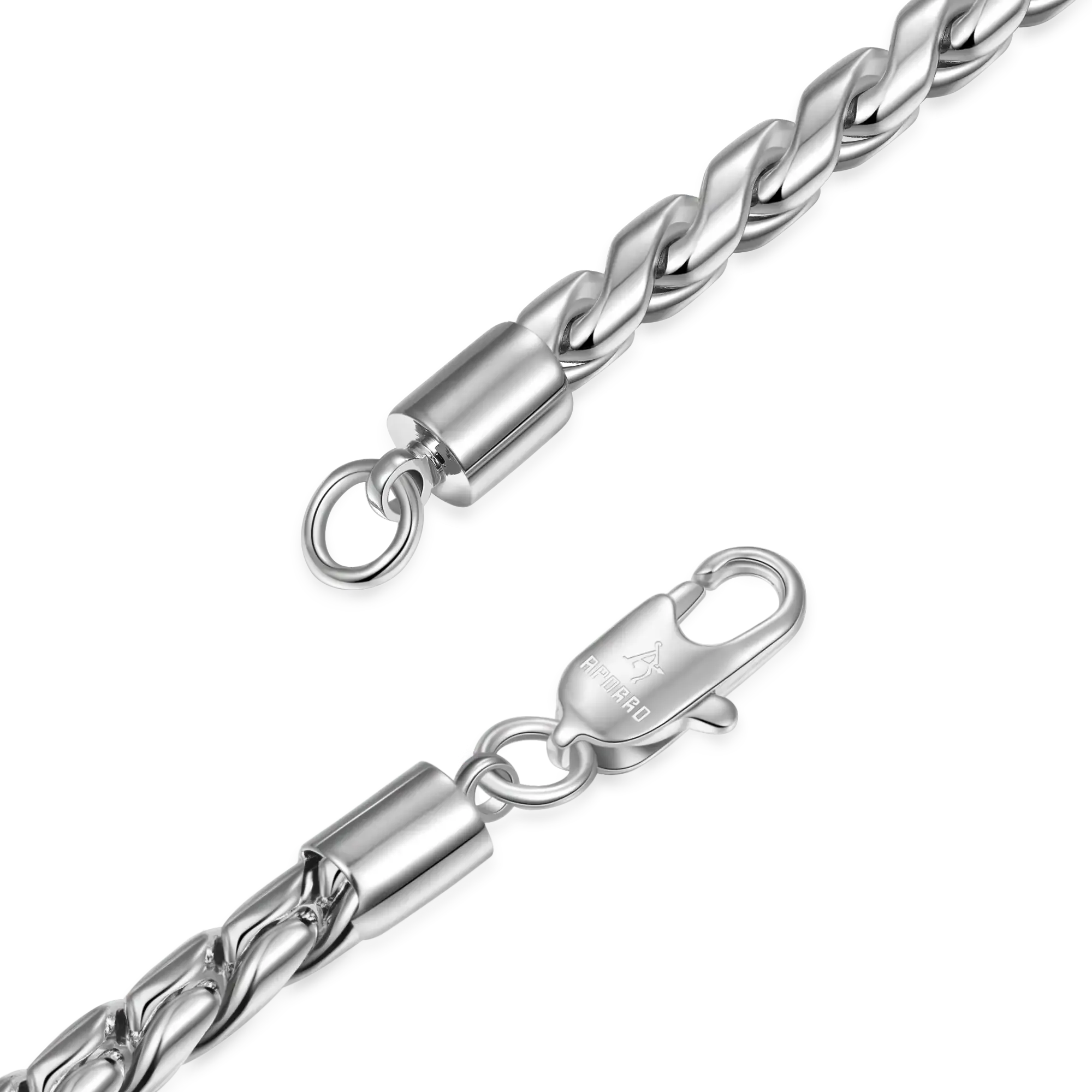 Women's Franco Chain - White Gold